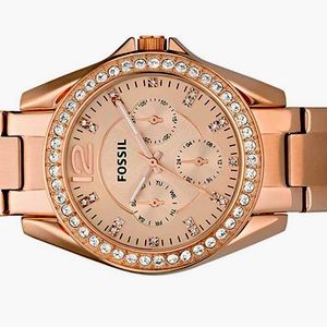 Women’s Fossil Rose Gold Fossil Watch